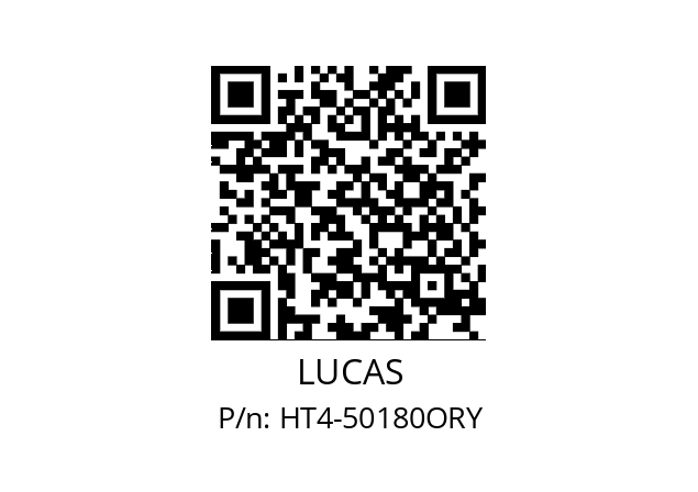   LUCAS HT4-50180ORY