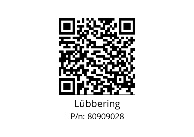   Lübbering 80909028