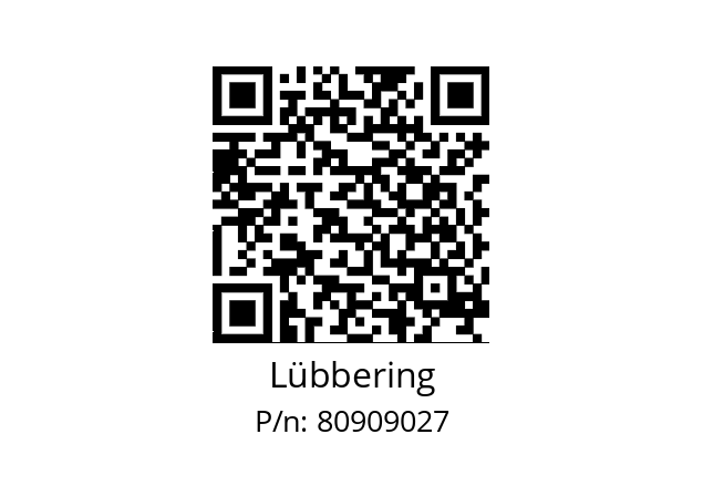   Lübbering 80909027