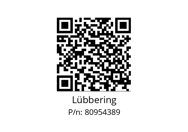   Lübbering 80954389