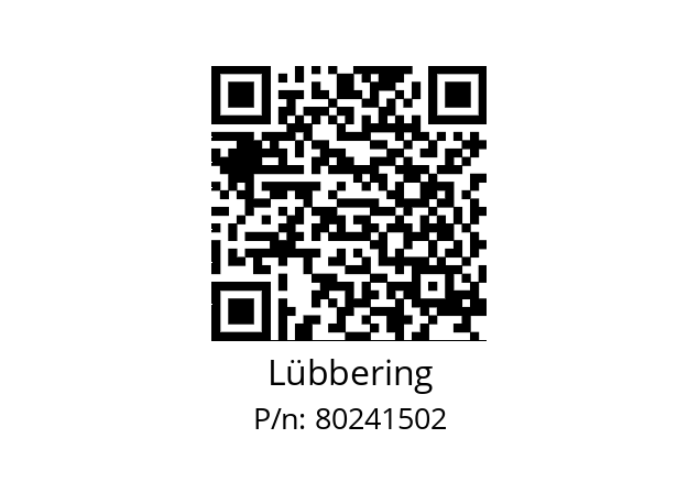   Lübbering 80241502