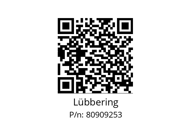   Lübbering 80909253