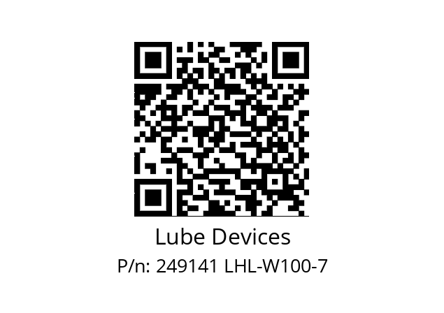   Lube Devices 249141 LHL-W100-7