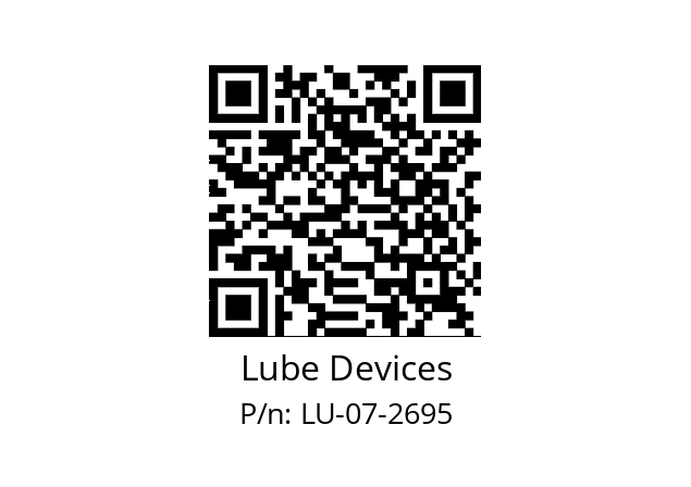   Lube Devices LU-07-2695