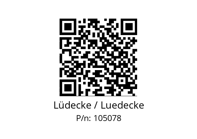   Lüdecke / Luedecke 105078