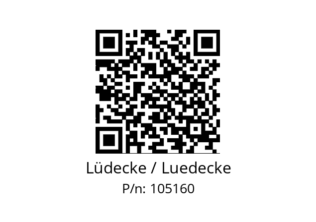   Lüdecke / Luedecke 105160