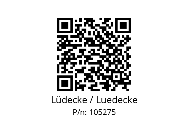   Lüdecke / Luedecke 105275