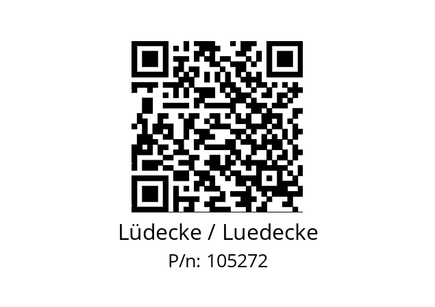   Lüdecke / Luedecke 105272