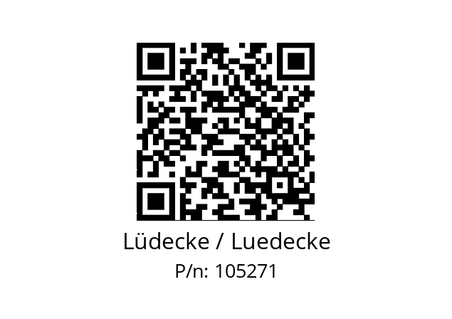   Lüdecke / Luedecke 105271