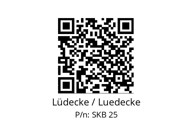   Lüdecke / Luedecke SKB 25