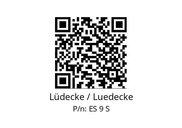   Lüdecke / Luedecke ES 9 S