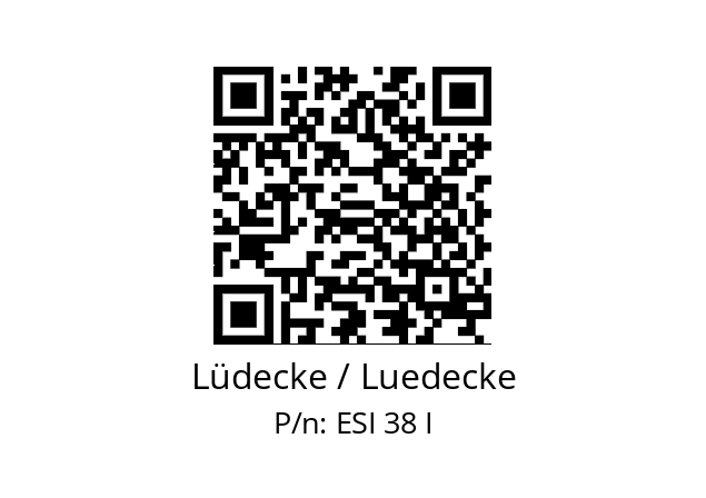   Lüdecke / Luedecke ESI 38 I