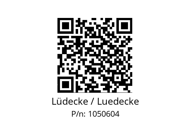   Lüdecke / Luedecke 1050604