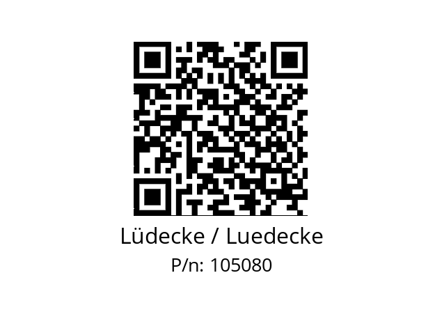   Lüdecke / Luedecke 105080