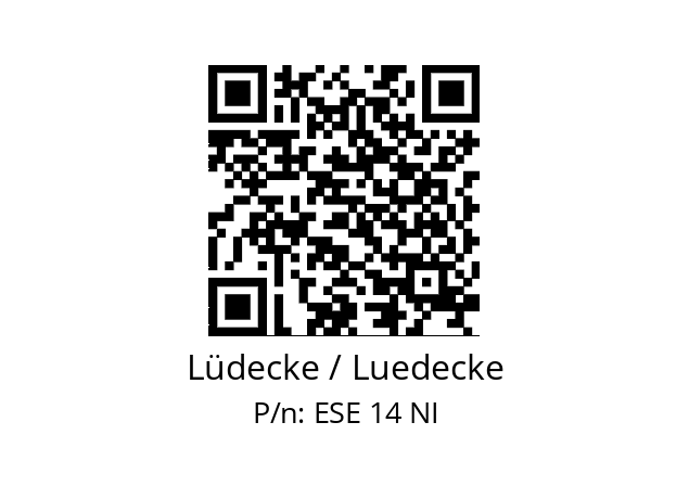   Lüdecke / Luedecke ESE 14 NI