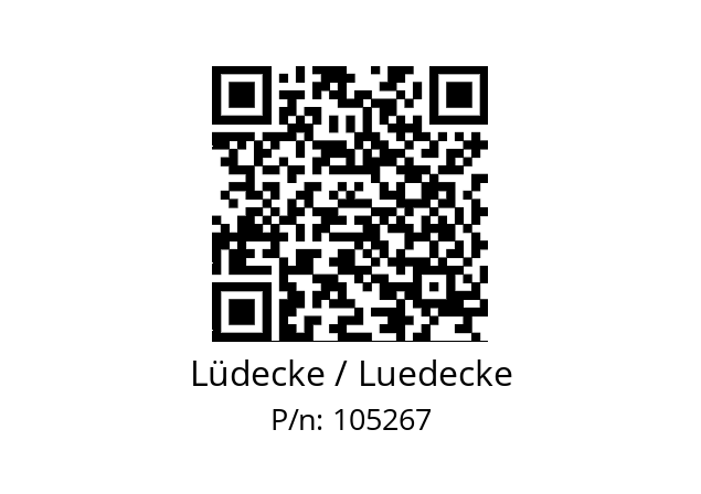   Lüdecke / Luedecke 105267