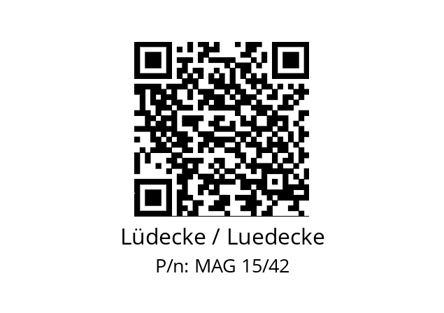   Lüdecke / Luedecke MAG 15/42