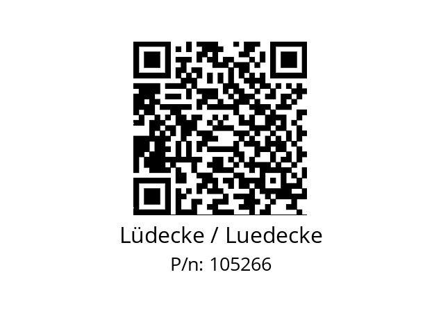   Lüdecke / Luedecke 105266