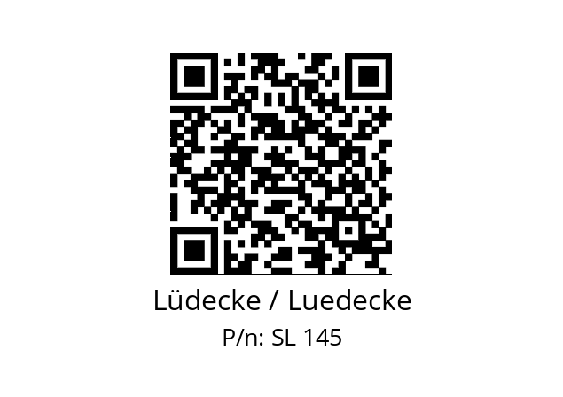   Lüdecke / Luedecke SL 145