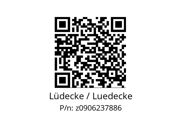   Lüdecke / Luedecke z0906237886