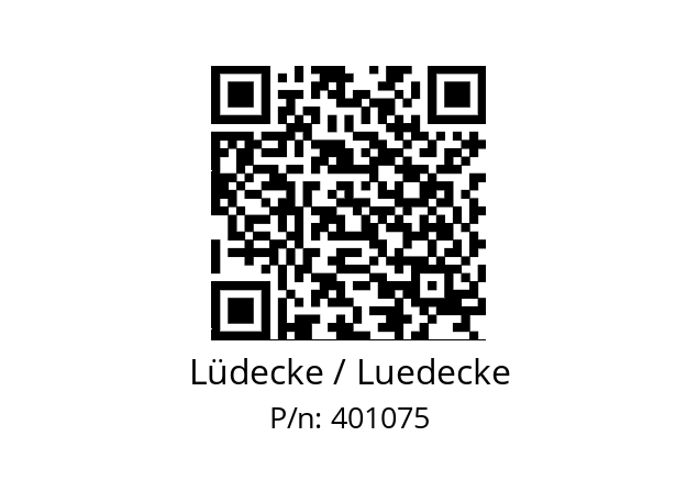   Lüdecke / Luedecke 401075