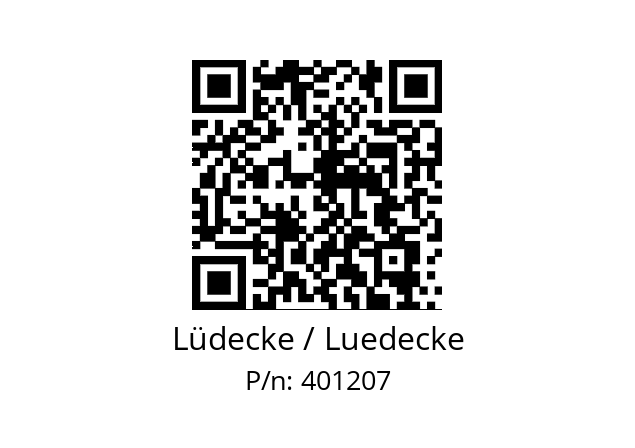   Lüdecke / Luedecke 401207