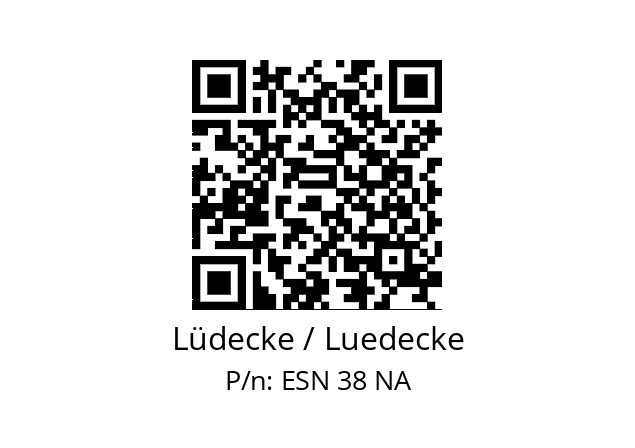   Lüdecke / Luedecke ESN 38 NA