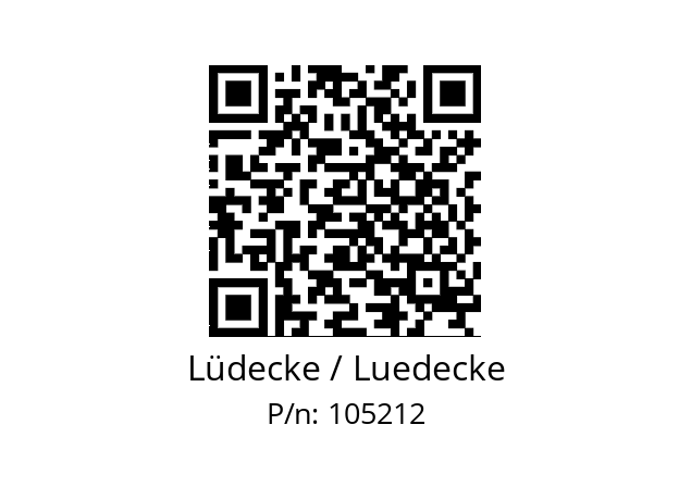   Lüdecke / Luedecke 105212