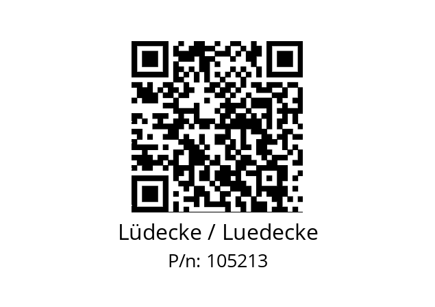   Lüdecke / Luedecke 105213