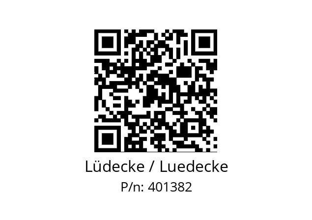   Lüdecke / Luedecke 401382