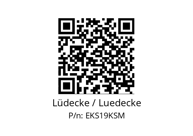   Lüdecke / Luedecke EKS19KSM