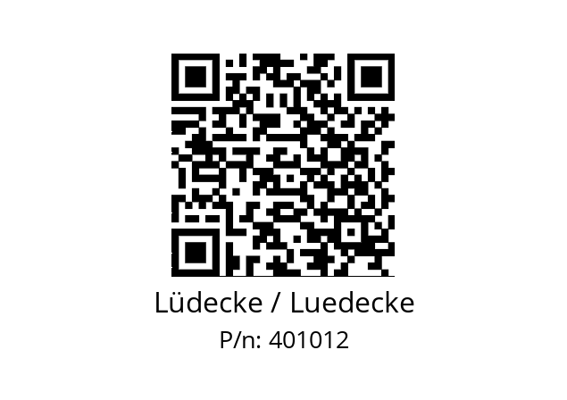   Lüdecke / Luedecke 401012