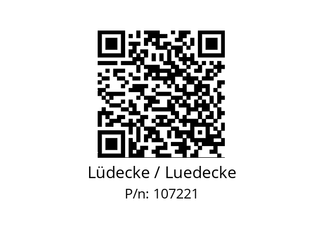   Lüdecke / Luedecke 107221