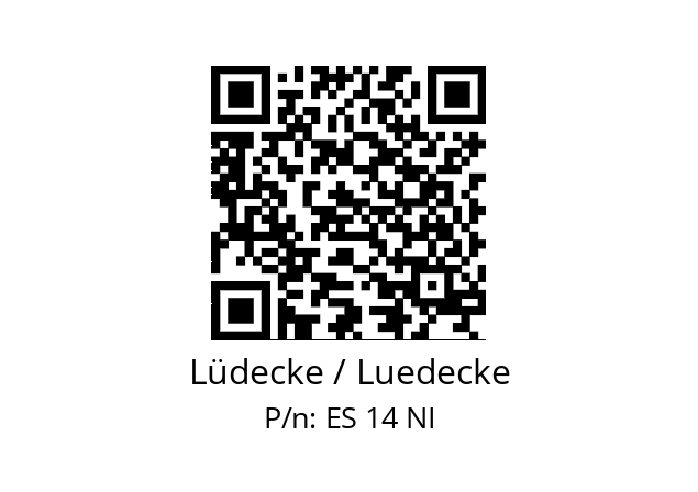   Lüdecke / Luedecke ES 14 NI