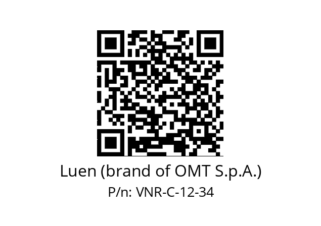   Luen (brand of OMT S.p.A.) VNR-C-12-34