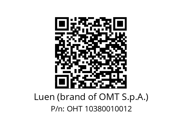   Luen (brand of OMT S.p.A.) OHT 10380010012