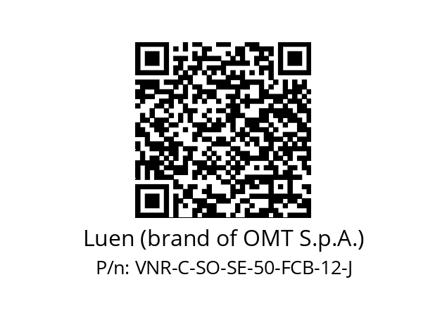   Luen (brand of OMT S.p.A.) VNR-C-SO-SE-50-FCB-12-J