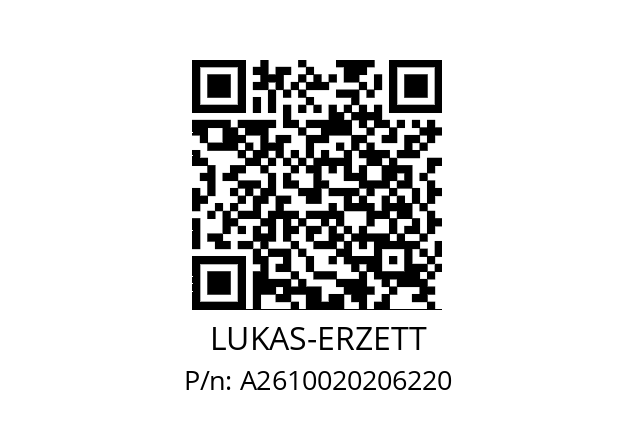   LUKAS-ERZETT A2610020206220