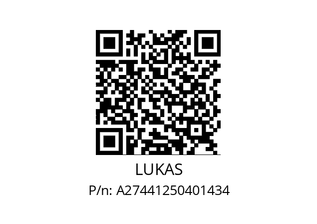   LUKAS A27441250401434