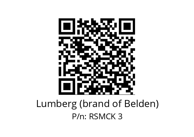   Lumberg (brand of Belden) RSMCK 3