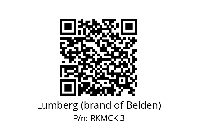   Lumberg (brand of Belden) RKMCK 3