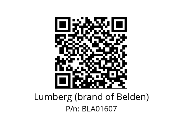   Lumberg (brand of Belden) BLA01607