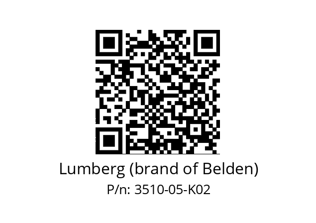   Lumberg (brand of Belden) 3510-05-K02