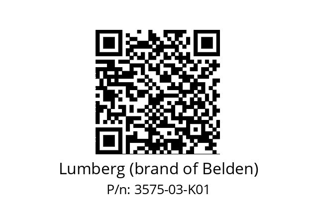   Lumberg (brand of Belden) 3575-03-K01