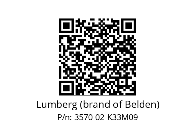   Lumberg (brand of Belden) 3570-02-K33M09