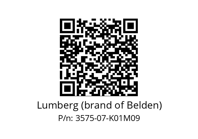   Lumberg (brand of Belden) 3575-07-K01M09