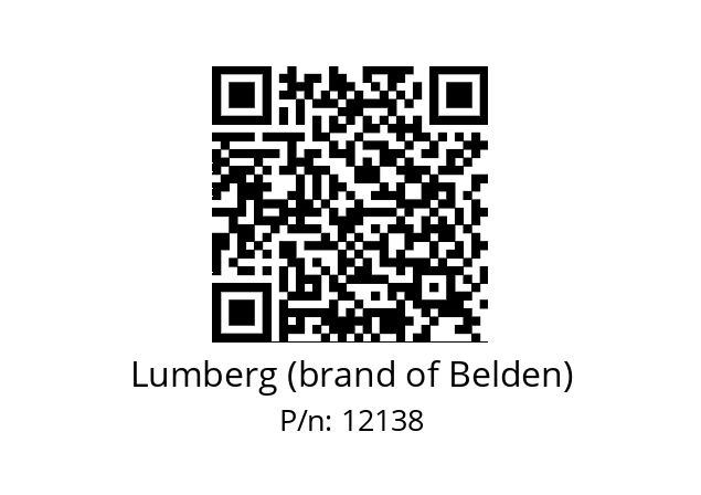   Lumberg (brand of Belden) 12138