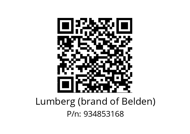   Lumberg (brand of Belden) 934853168