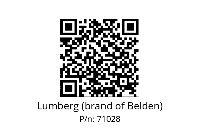   Lumberg (brand of Belden) 71028