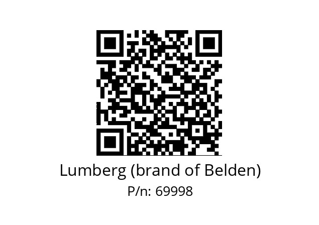   Lumberg (brand of Belden) 69998